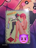 Makima Chainsaw Man Custom Glow Waifu card Feet art 2