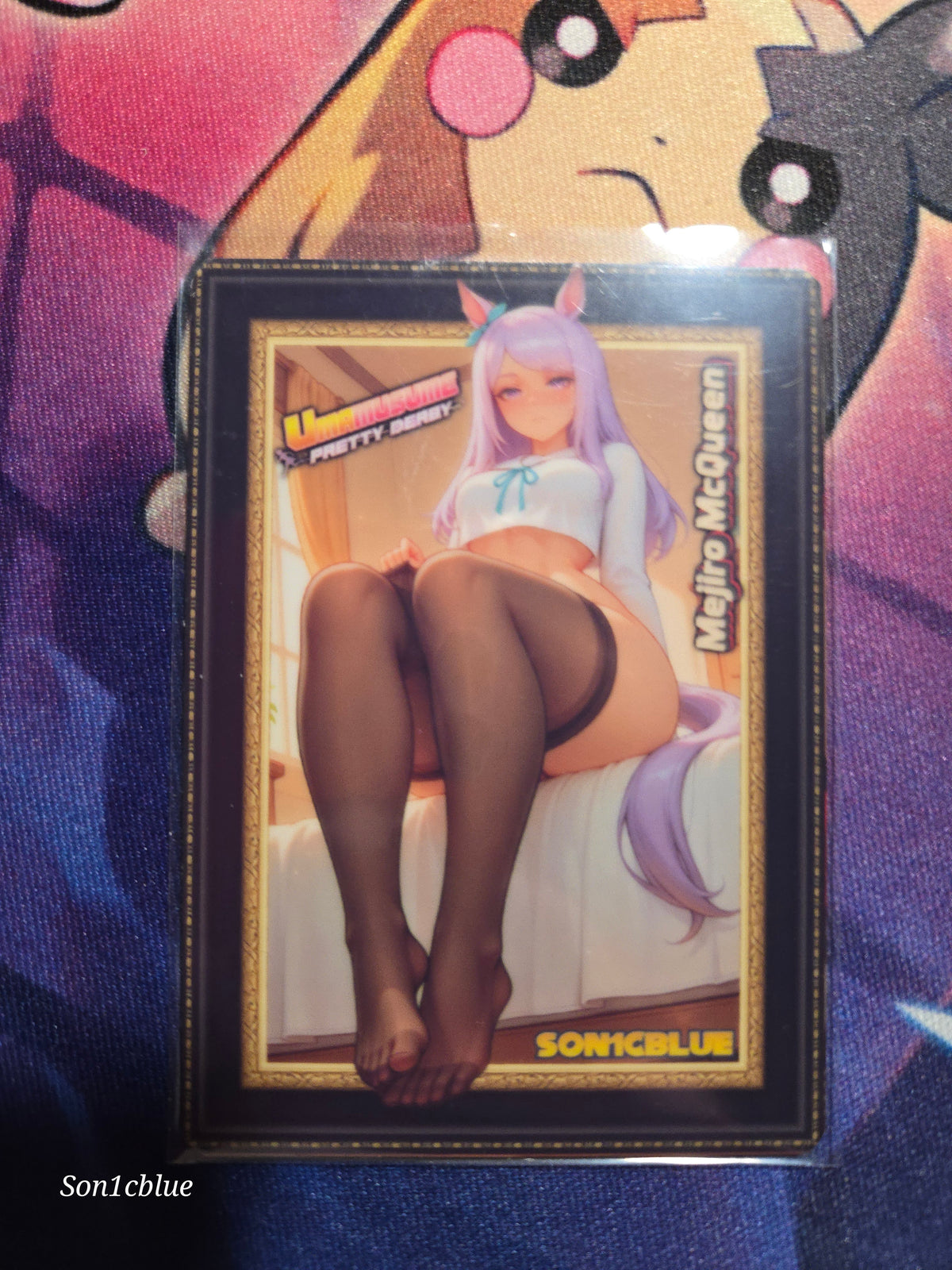 Mejiro McQueen Umamusume: Pretty Derby Custom Glow Waifu card Feet art