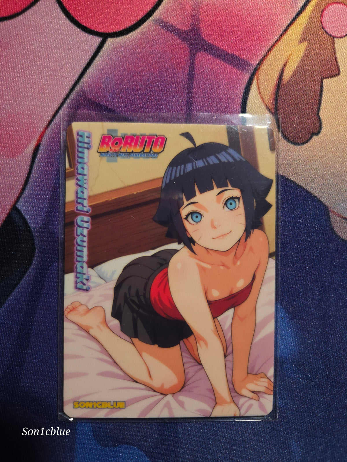 Himawari Uzumaki Naruto/Boruto Custom Glow Waifu card Feet Art