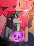 Princess Bubblegum & Marceline Adventure Time  Custom Glow Waifu card Fan art 2