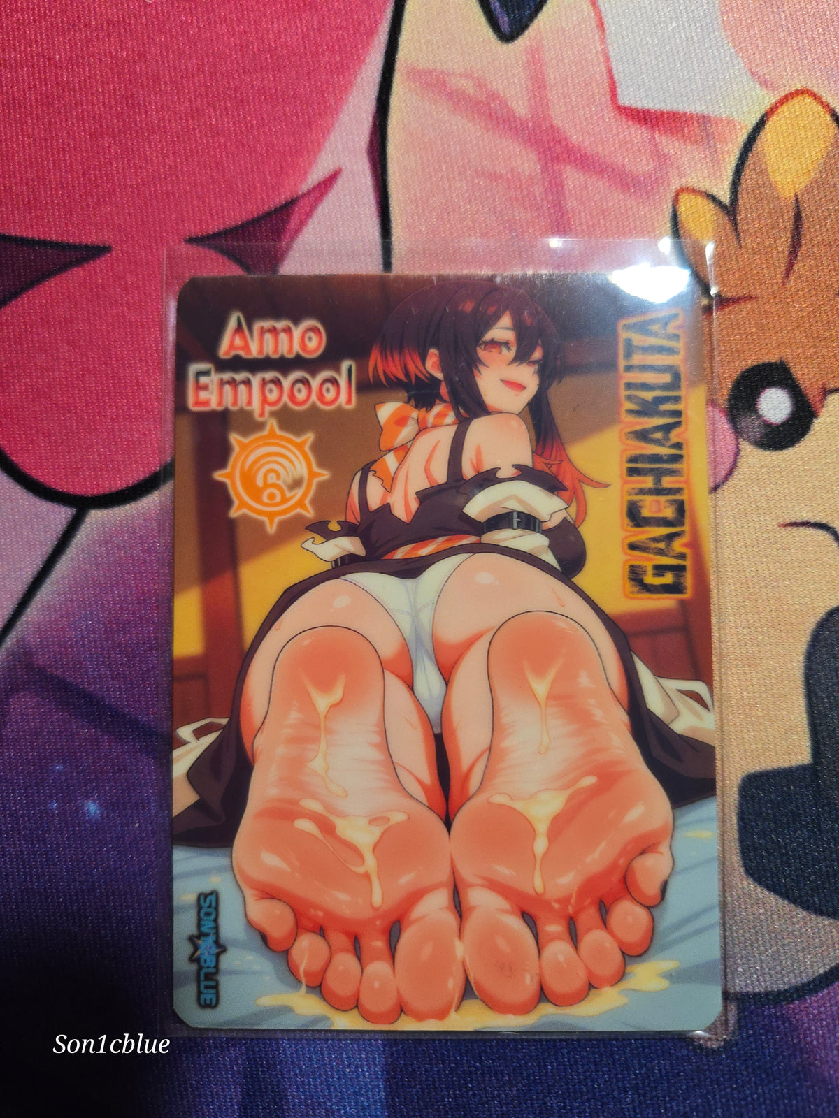 Amo Empool Gachiakuta Custom Glow Waifu card Feet Art