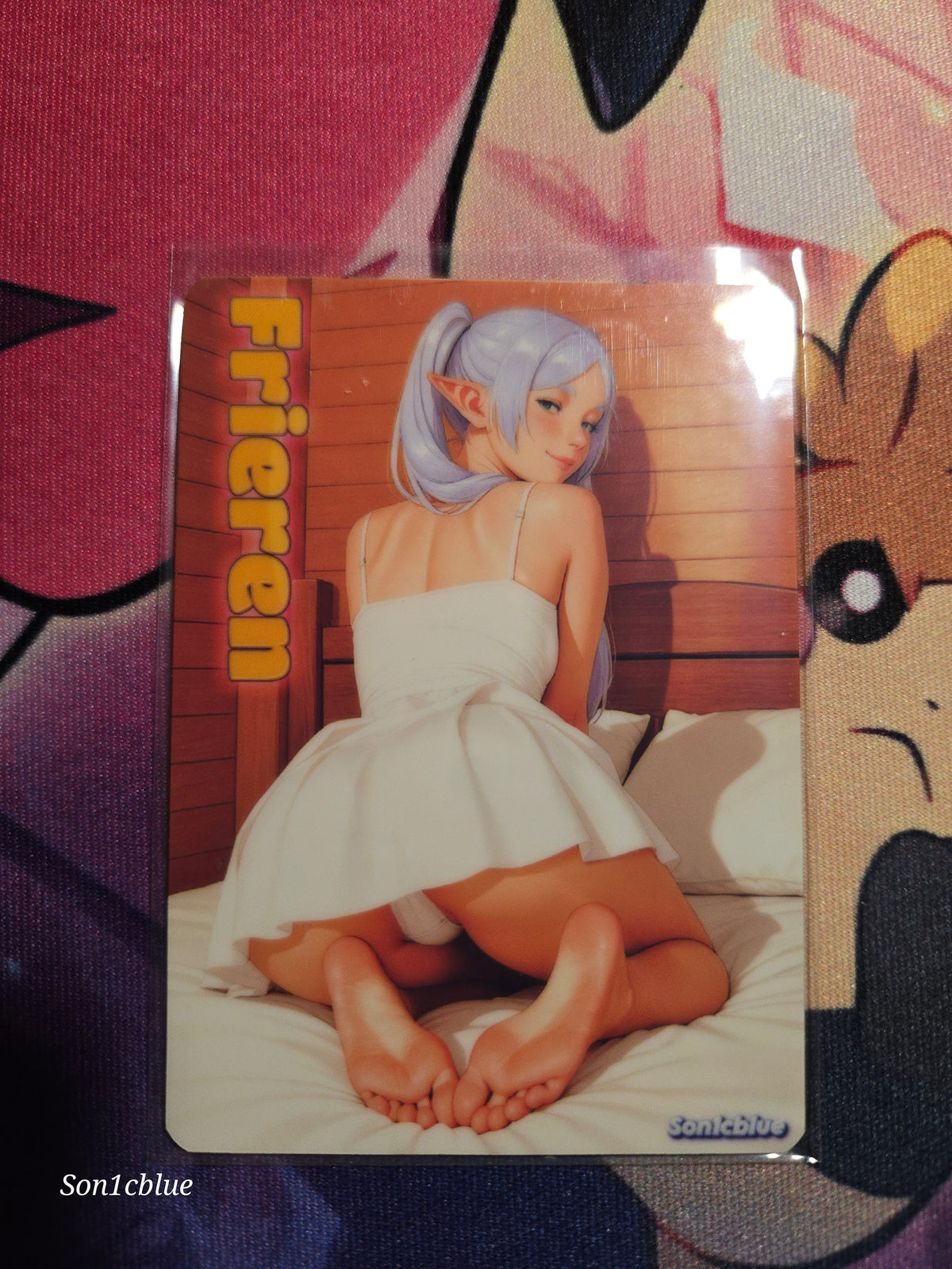 Frieren Custom Glow Waifu card Feet art 5